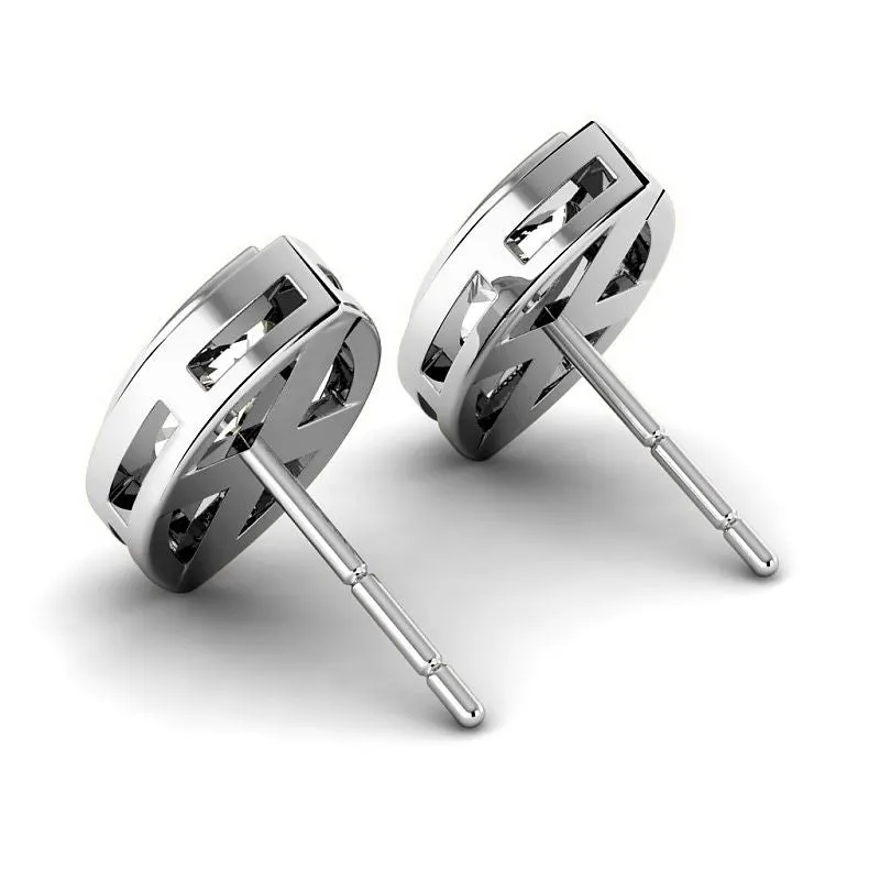 0.60-5.00 CT Marquise Cut Lab Grown Diamonds - Stud Earrings