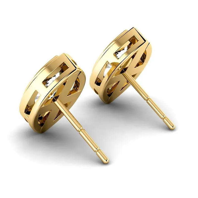0.60-5.00 CT Marquise Cut Lab Grown Diamonds - Stud Earrings