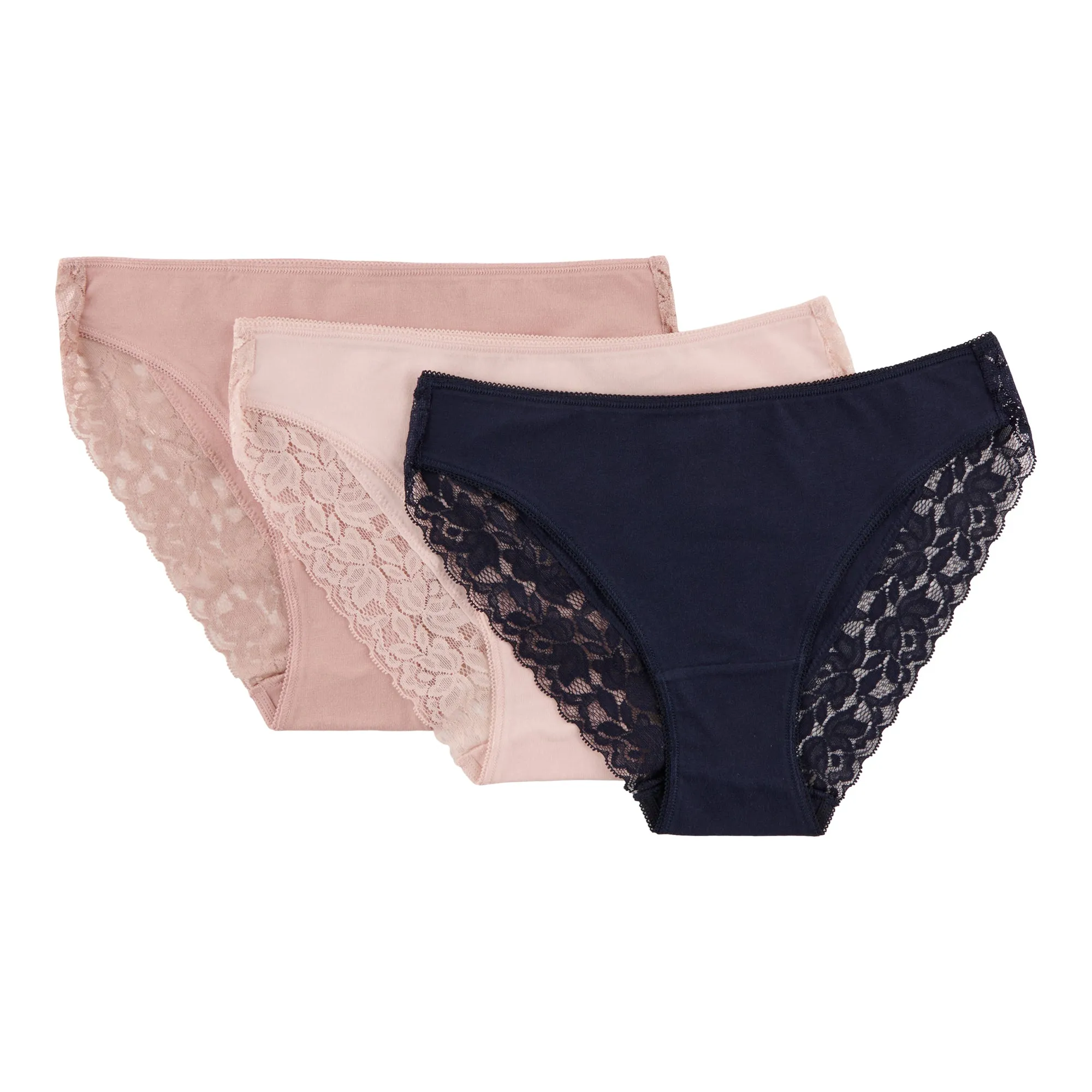 Carisma Women's Cotton Cheeky Underwear, 3-Pack