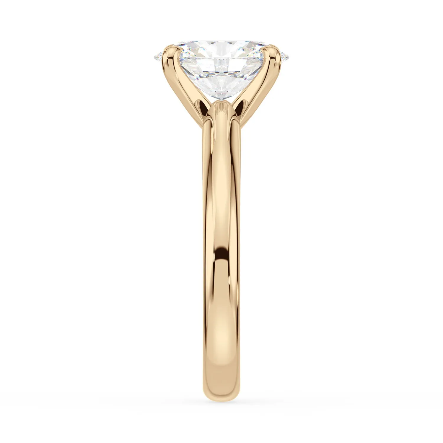 Celebration 18ct Yellow Gold Oval Cut 2 Carat tw Certified Lab Grown Diamond Ring