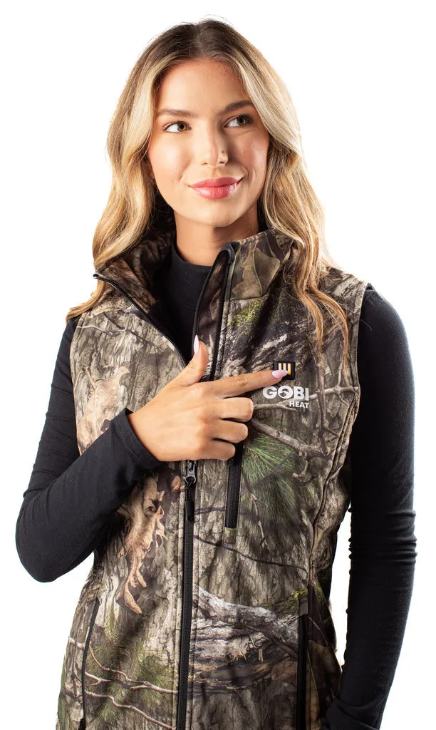 Colorado Womens Heated Hunting Vest - Mossy Oak® Camo by Gobi Heat