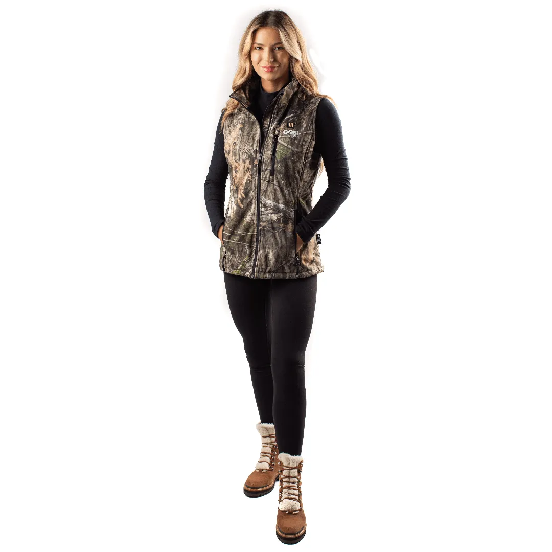Colorado Womens Heated Hunting Vest - Mossy Oak® Camo by Gobi Heat