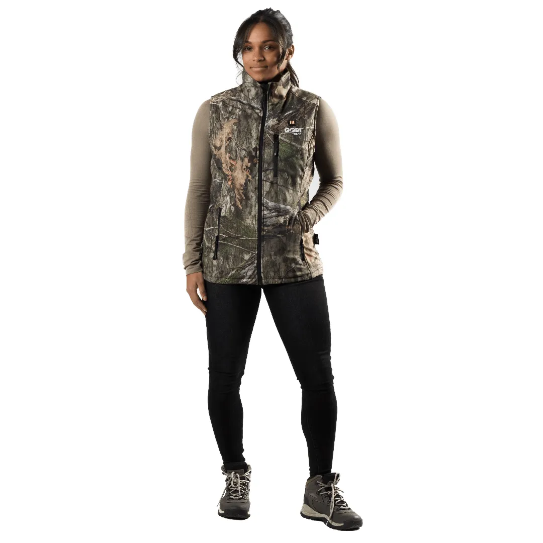 Colorado Womens Heated Hunting Vest - Mossy Oak® Camo by Gobi Heat