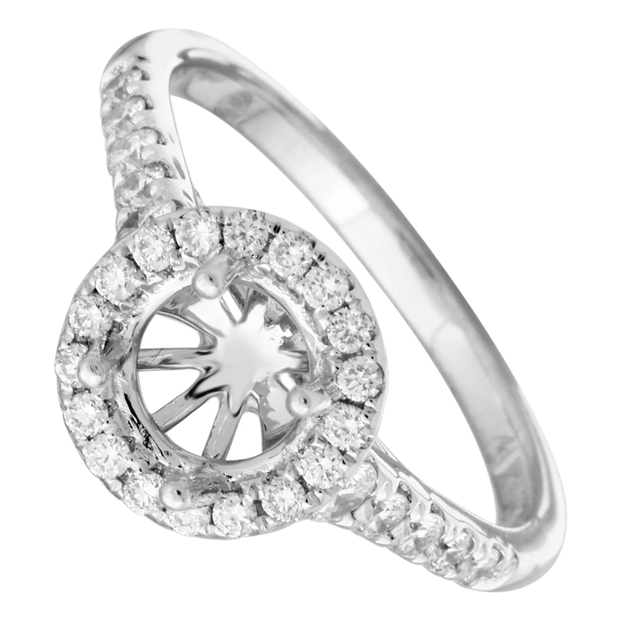 Diamond Halo Engagement Setting