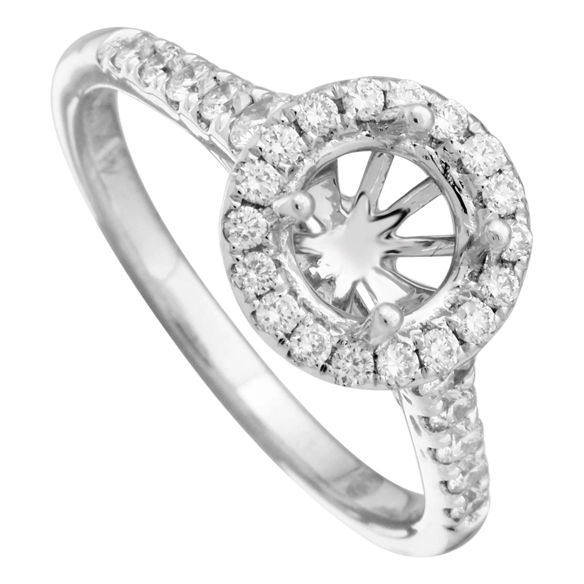 Diamond Halo Engagement Setting