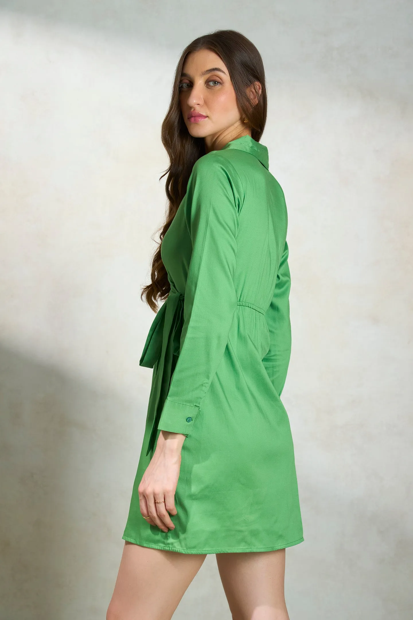 Faye|Cotton Wrap Dress