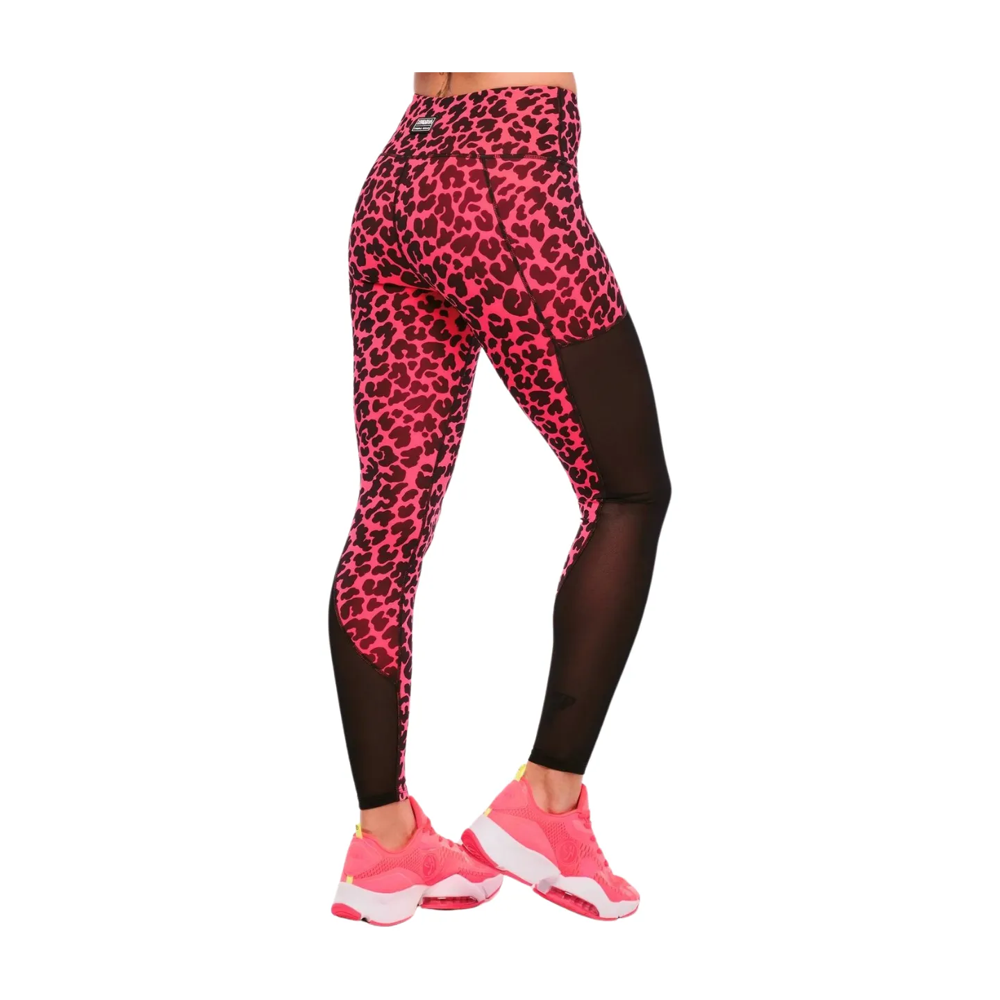 Funscape High Waisted Mesh Ankle Leggings