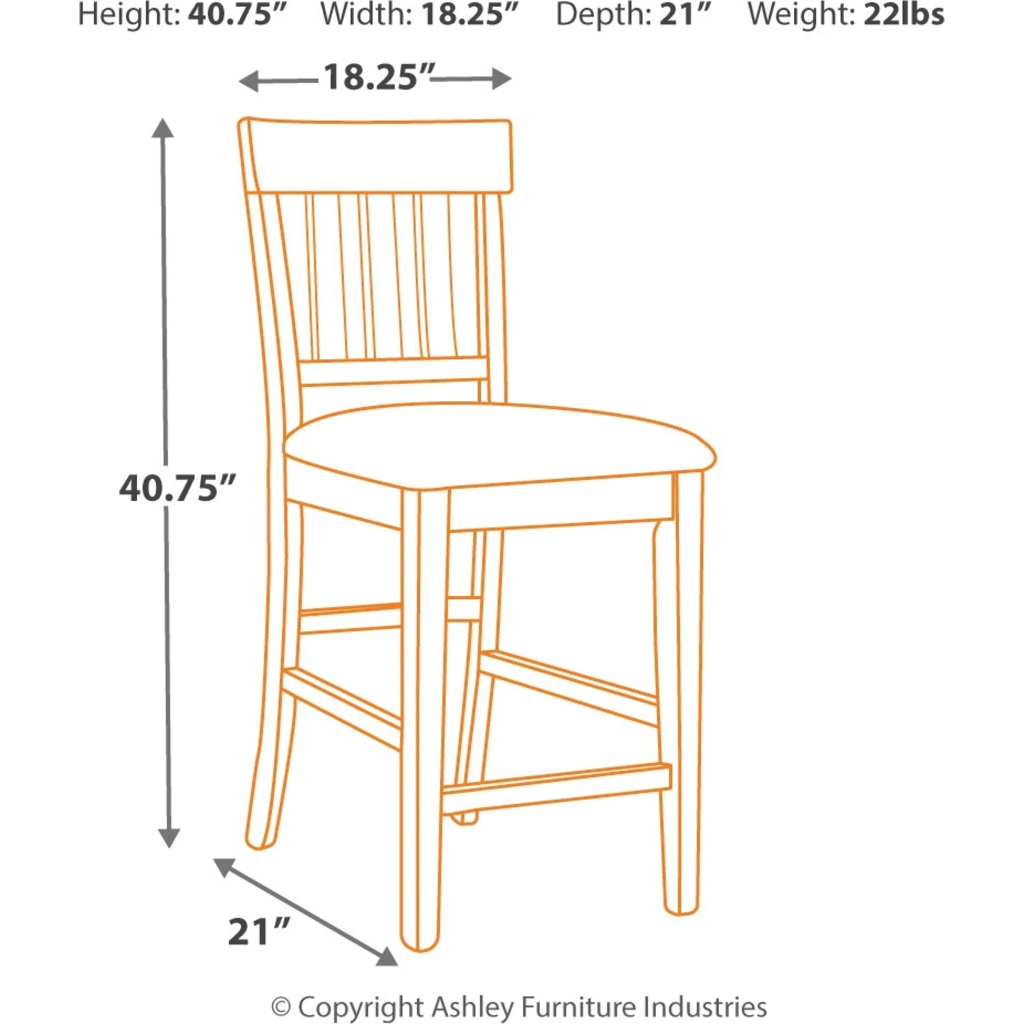 Haddigan Counter Height Stool