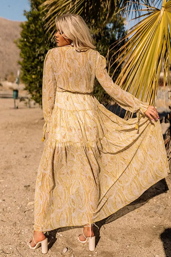 Hidden Paradise Paisley Maxi