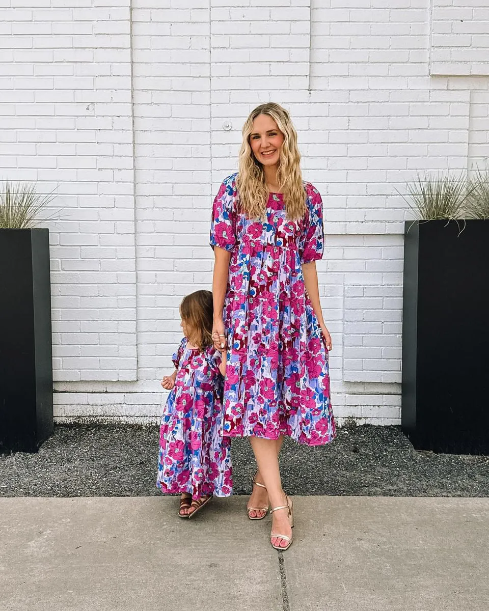 Little Girl's Jensyn Dress-Floral Multi