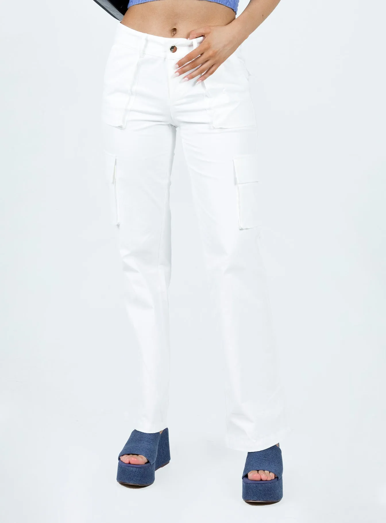 Mawson Bootleg Cargo Pant Ivory