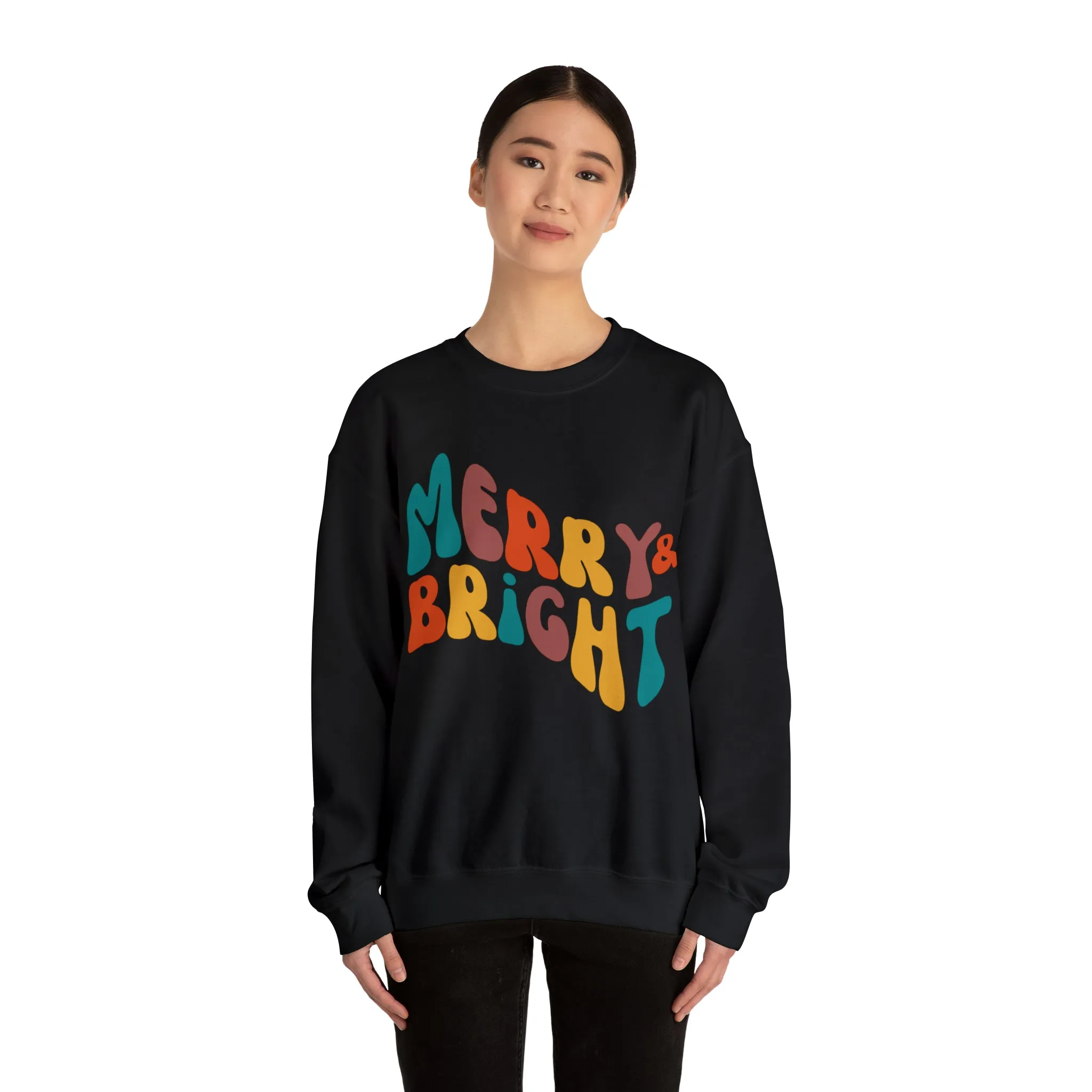 Merry & Bright - Crewneck Sweatshirt - Christmas