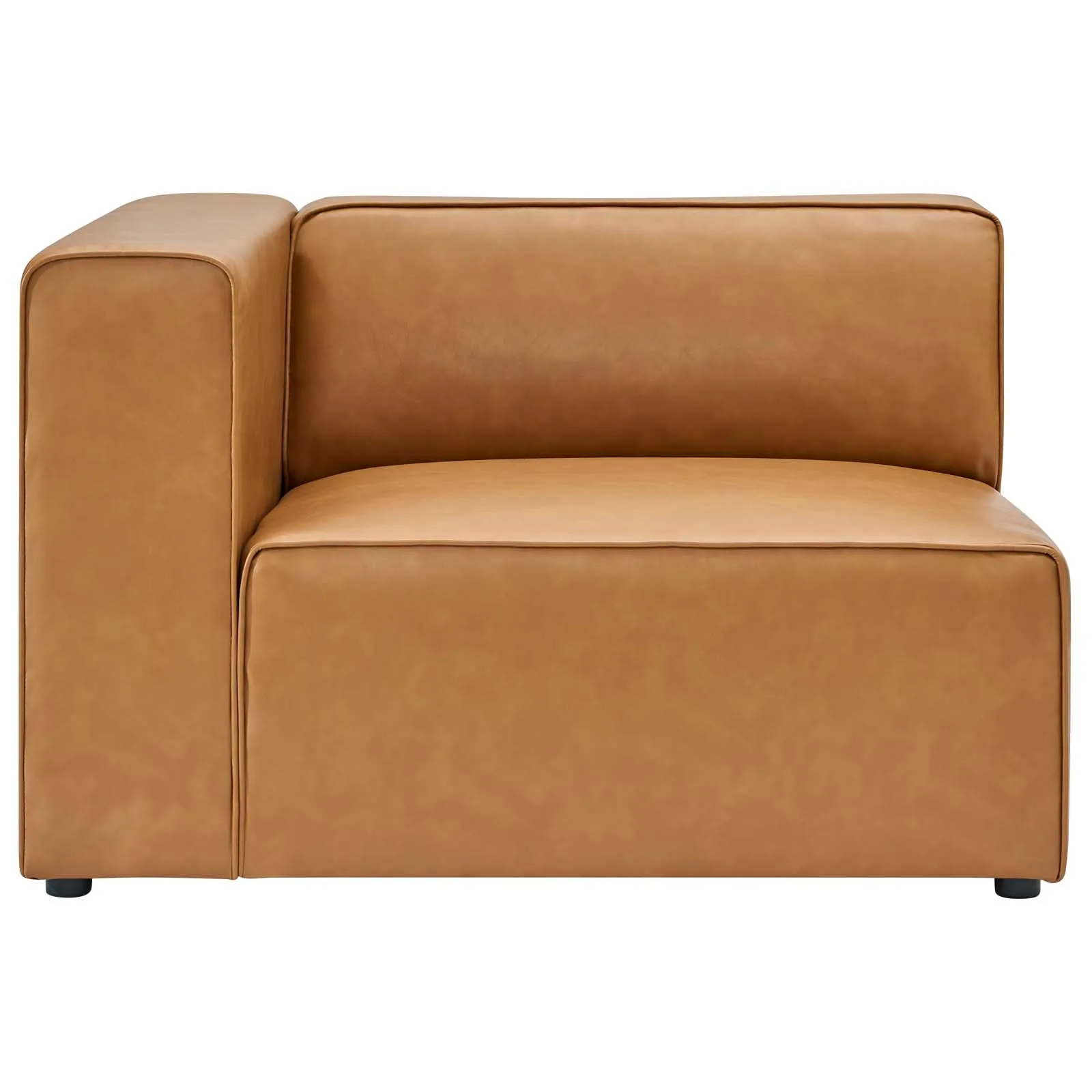 Mingle Vegan Leather 7-Piece Sectional Sofa Tan EEI-4798-TAN