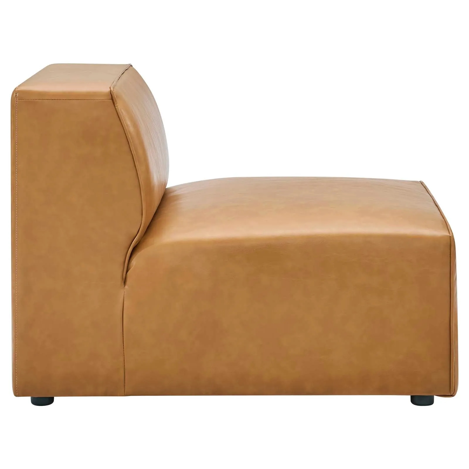 Mingle Vegan Leather 7-Piece Sectional Sofa Tan EEI-4798-TAN