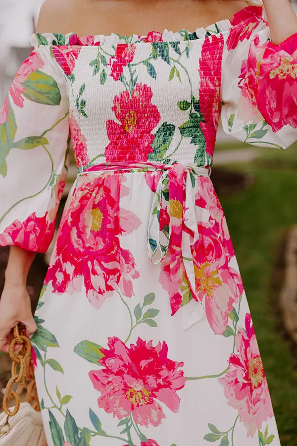 More To The Story Smocked Maxi