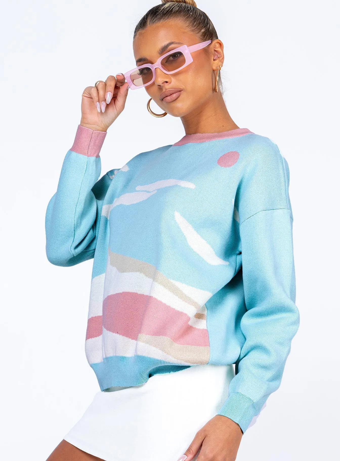 Over The Horizon Sweater Blue