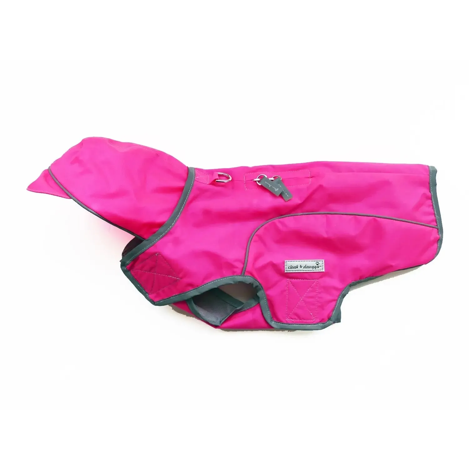 Precision Fit™ Dog Hooded Raincoat Reflective 6 LBS - 130 LBS