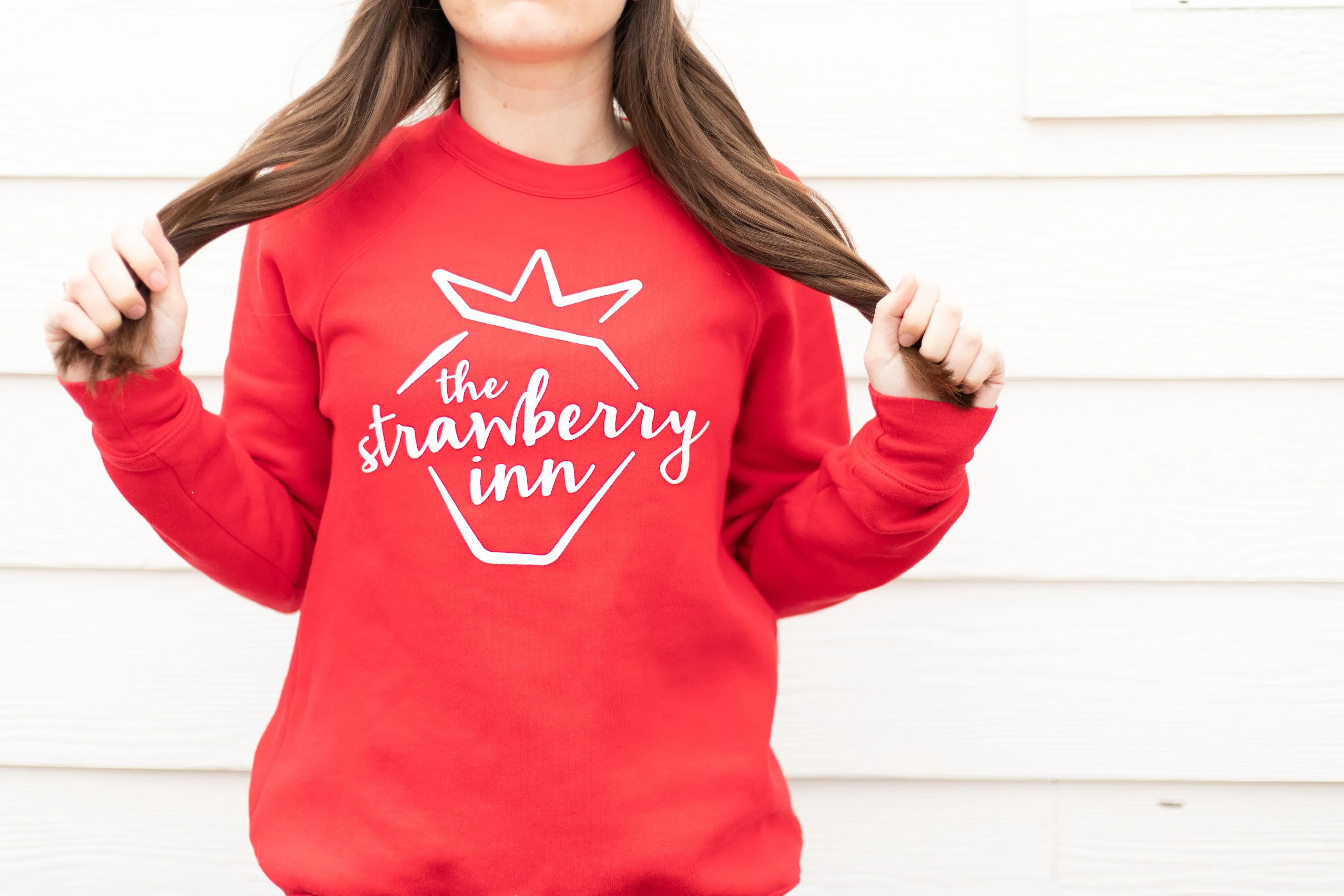 Red Crewneck Sweatshirt