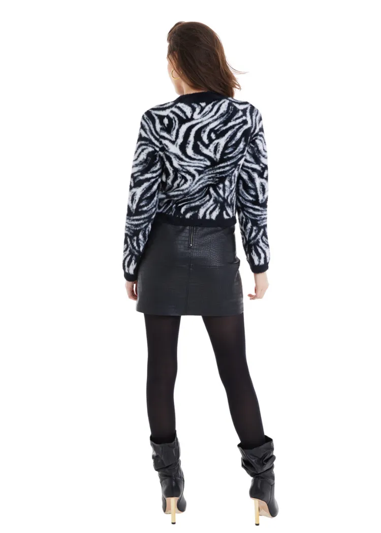 Romi Sweater - Black/Cream ***FINAL SALE***