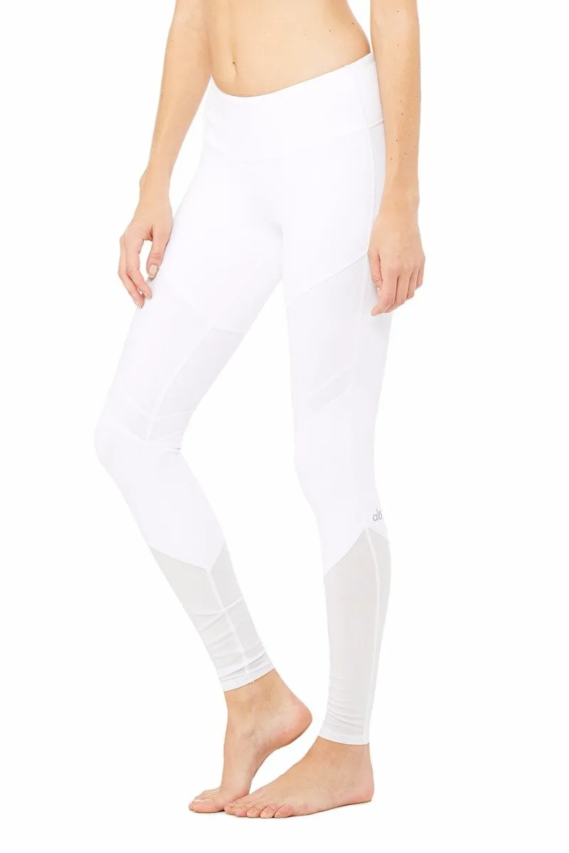 Sheila Legging - White/White Glossy/White
