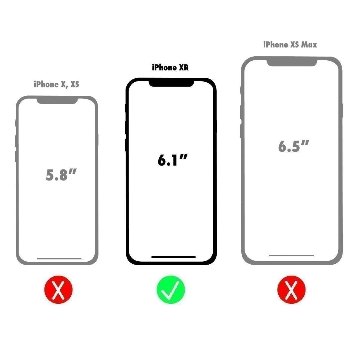 Speck (117059-1050) Presidio Grip Phone Case for Apple iPhone XR - Black/Black