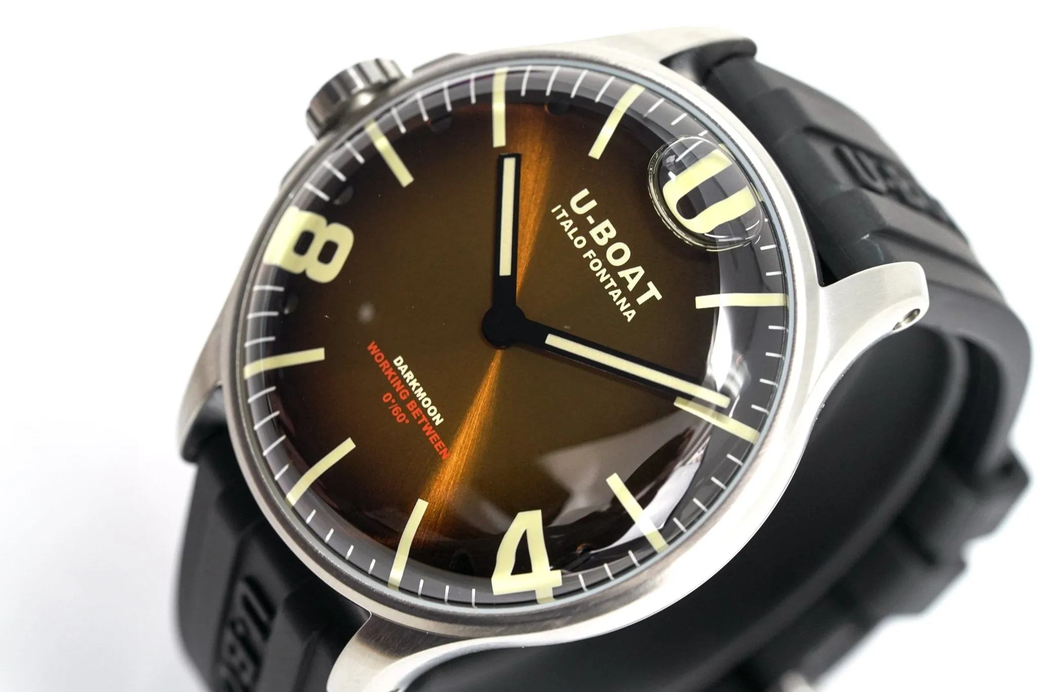 U-Boat Watch Darkmoon 44 Elegant Brown Steel 8703/B