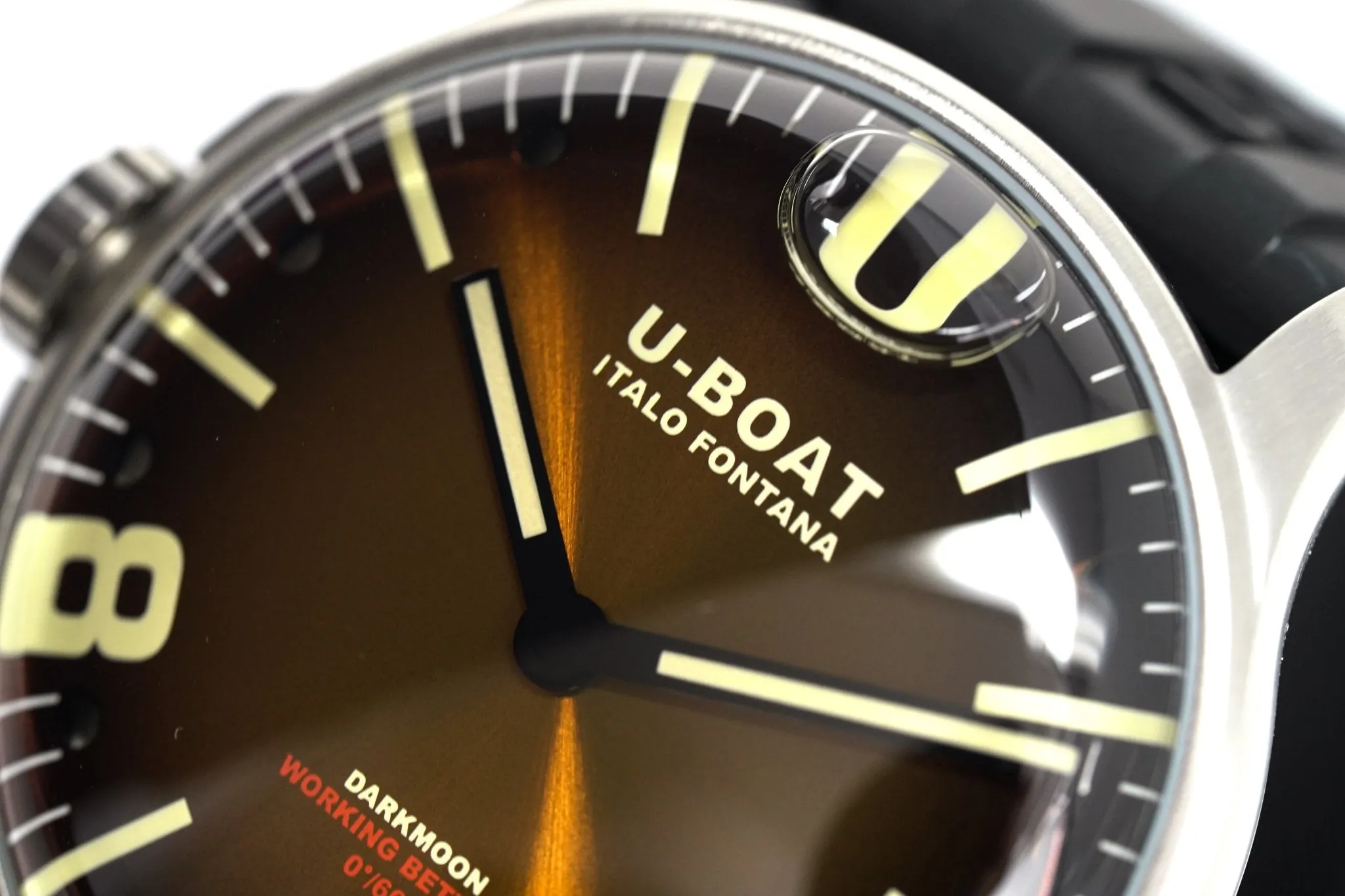 U-Boat Watch Darkmoon 44 Elegant Brown Steel 8703/B