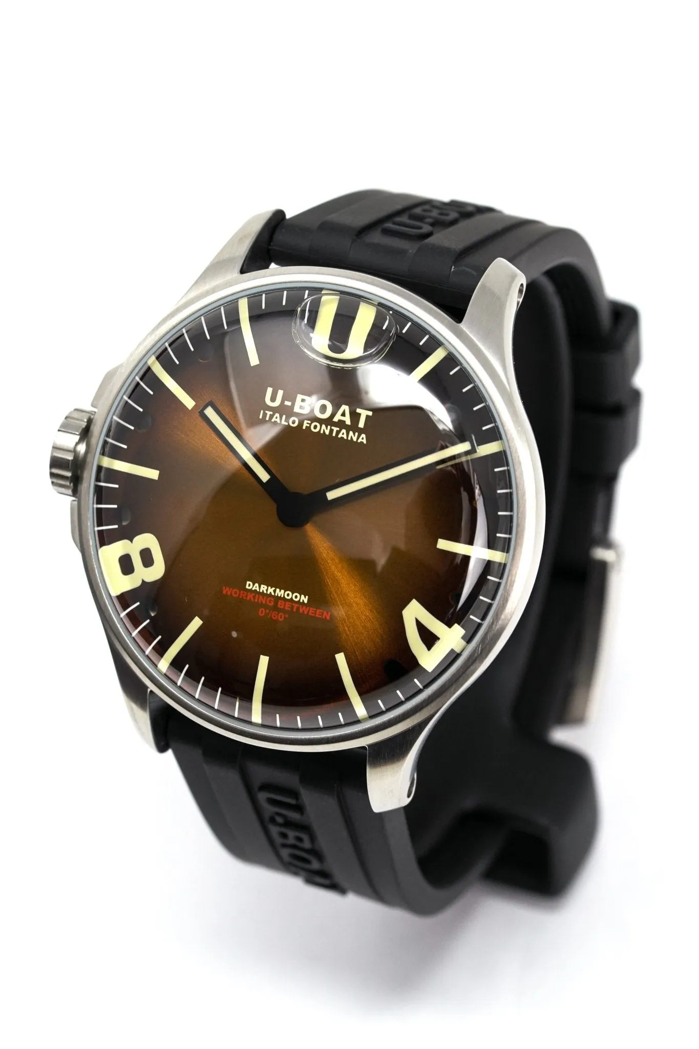 U-Boat Watch Darkmoon 44 Elegant Brown Steel 8703/B