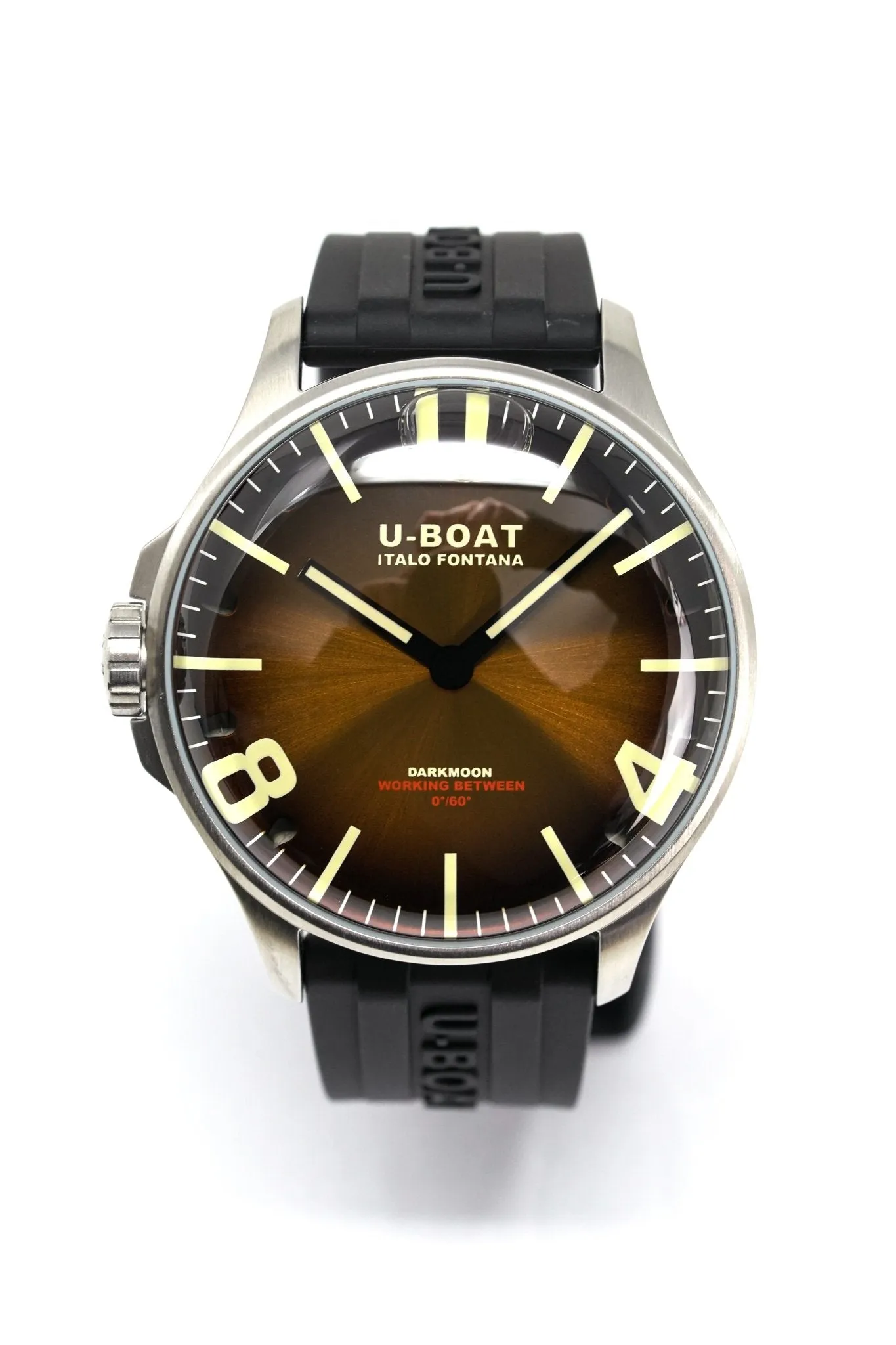 U-Boat Watch Darkmoon 44 Elegant Brown Steel 8703/B