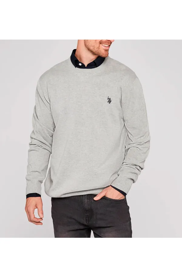 U.S. POLO ASSN. Knit Sweater Adair Grey