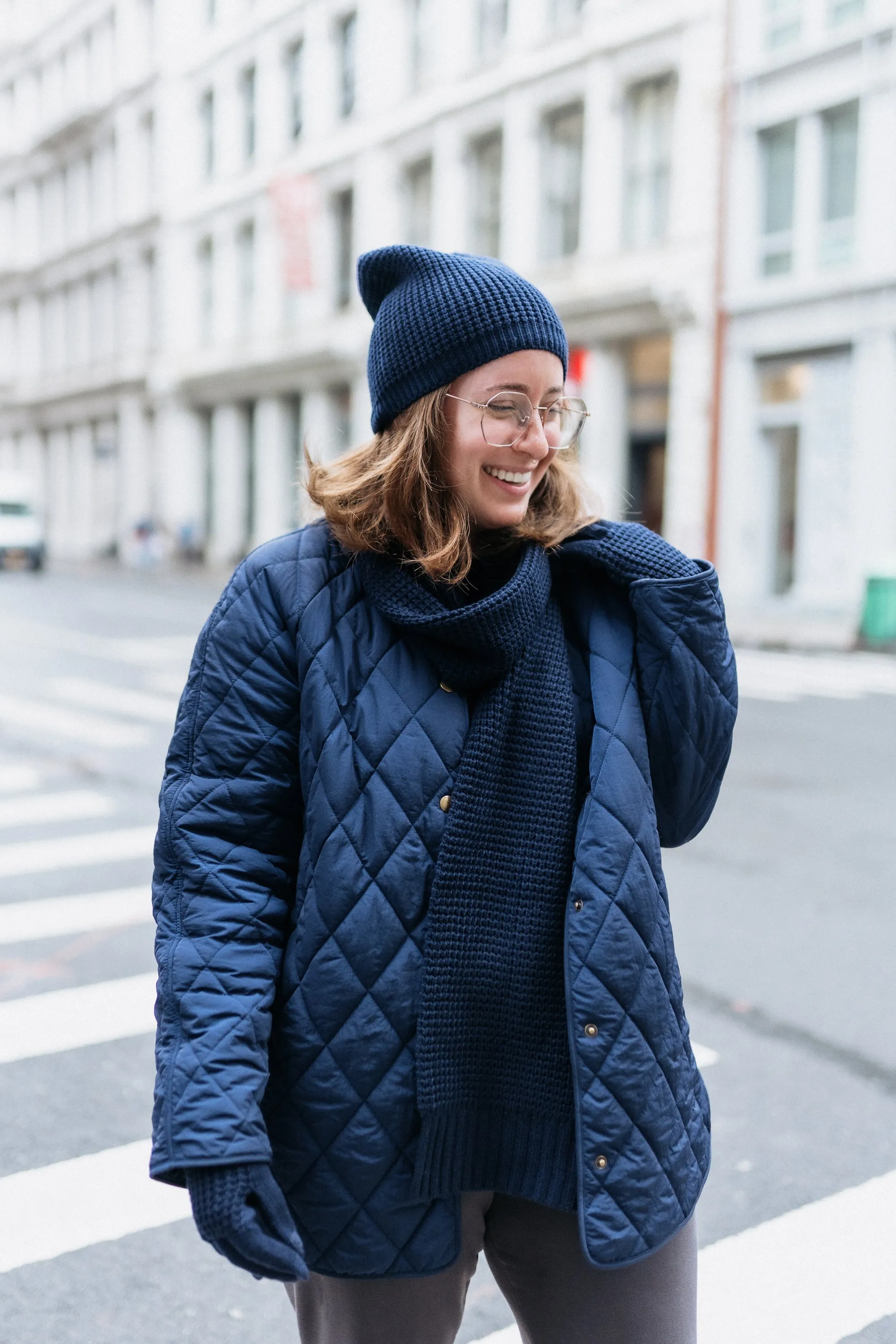 Waffle Knit Scarf