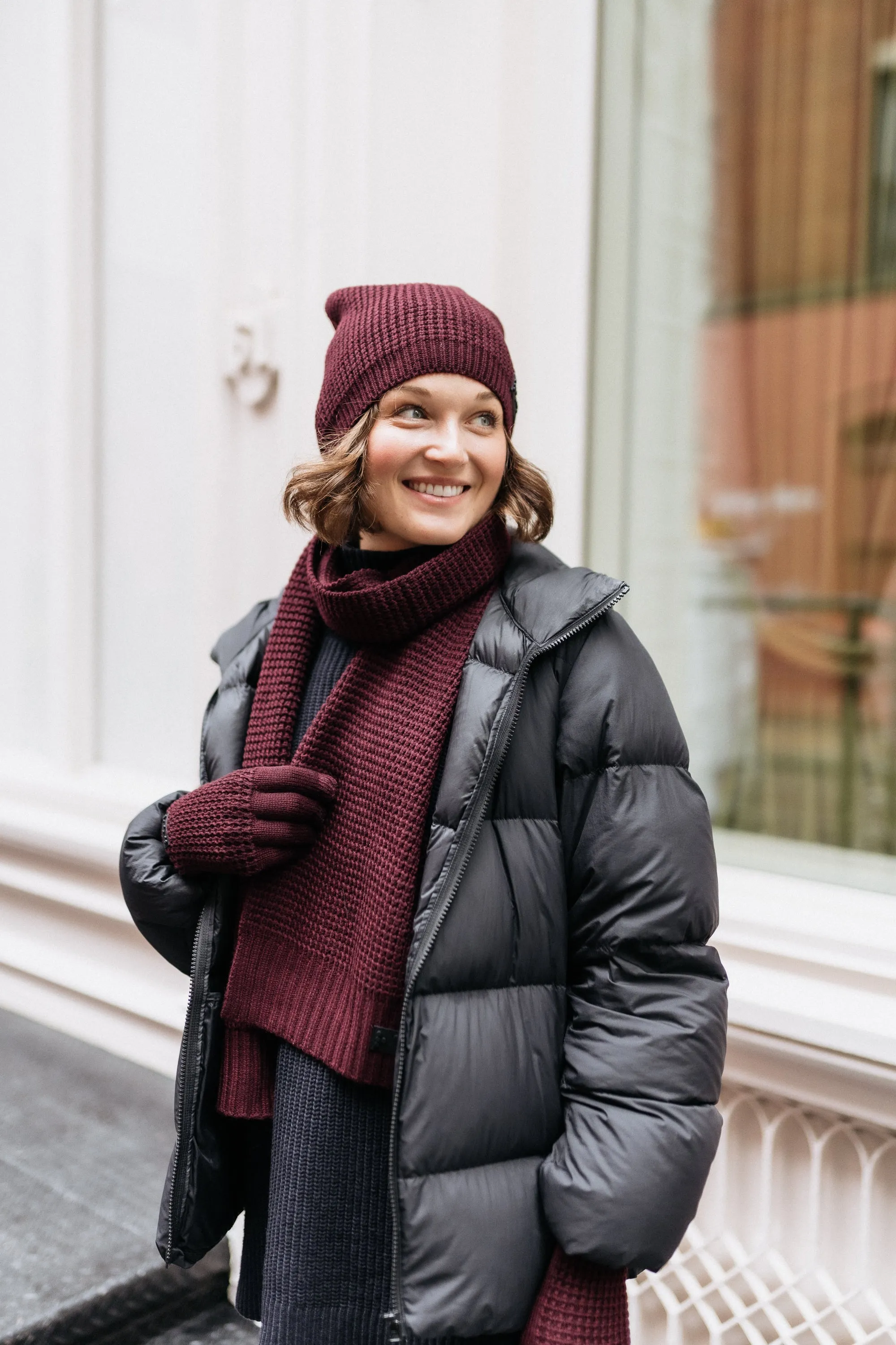 Waffle Knit Scarf
