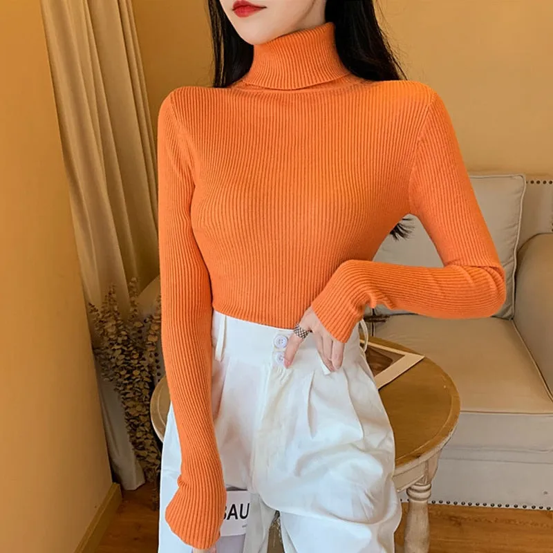 Women Long Sleeve Knitted Sweater