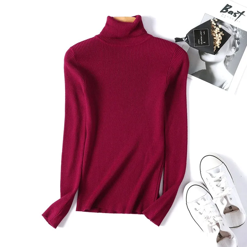 Women Long Sleeve Knitted Sweater