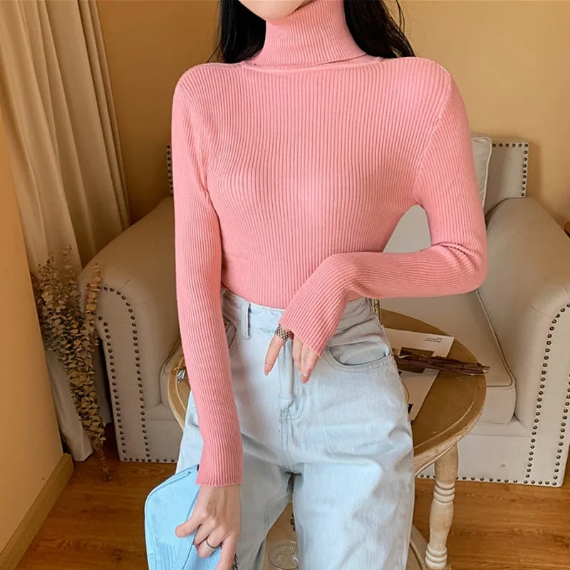 Women Long Sleeve Knitted Sweater