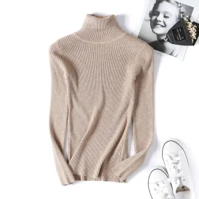 Women Long Sleeve Knitted Sweater