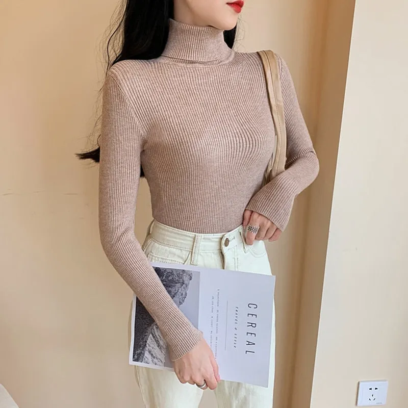 Women Long Sleeve Knitted Sweater