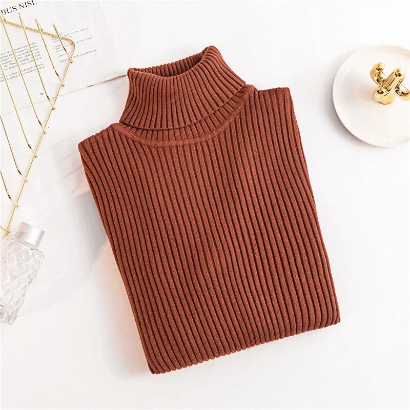 Women Long Sleeve Knitted Sweater