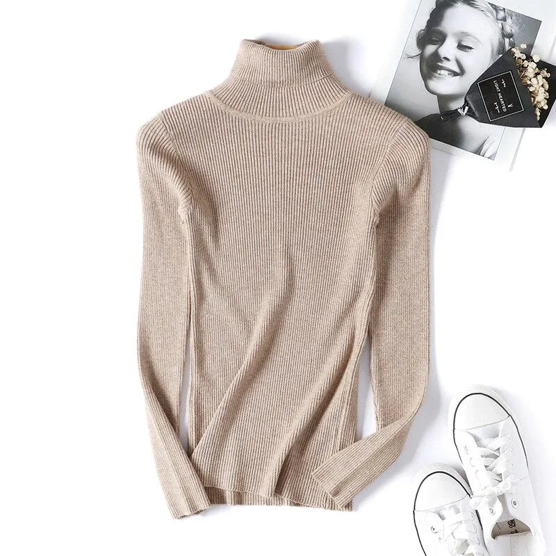 Women Long Sleeve Knitted Sweater