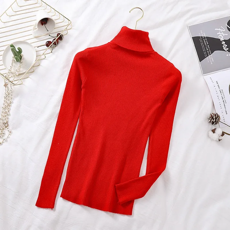 Women Long Sleeve Knitted Sweater