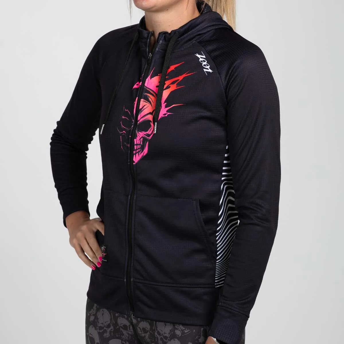 Womens LTD Run Thermo Hoodie - Darkside