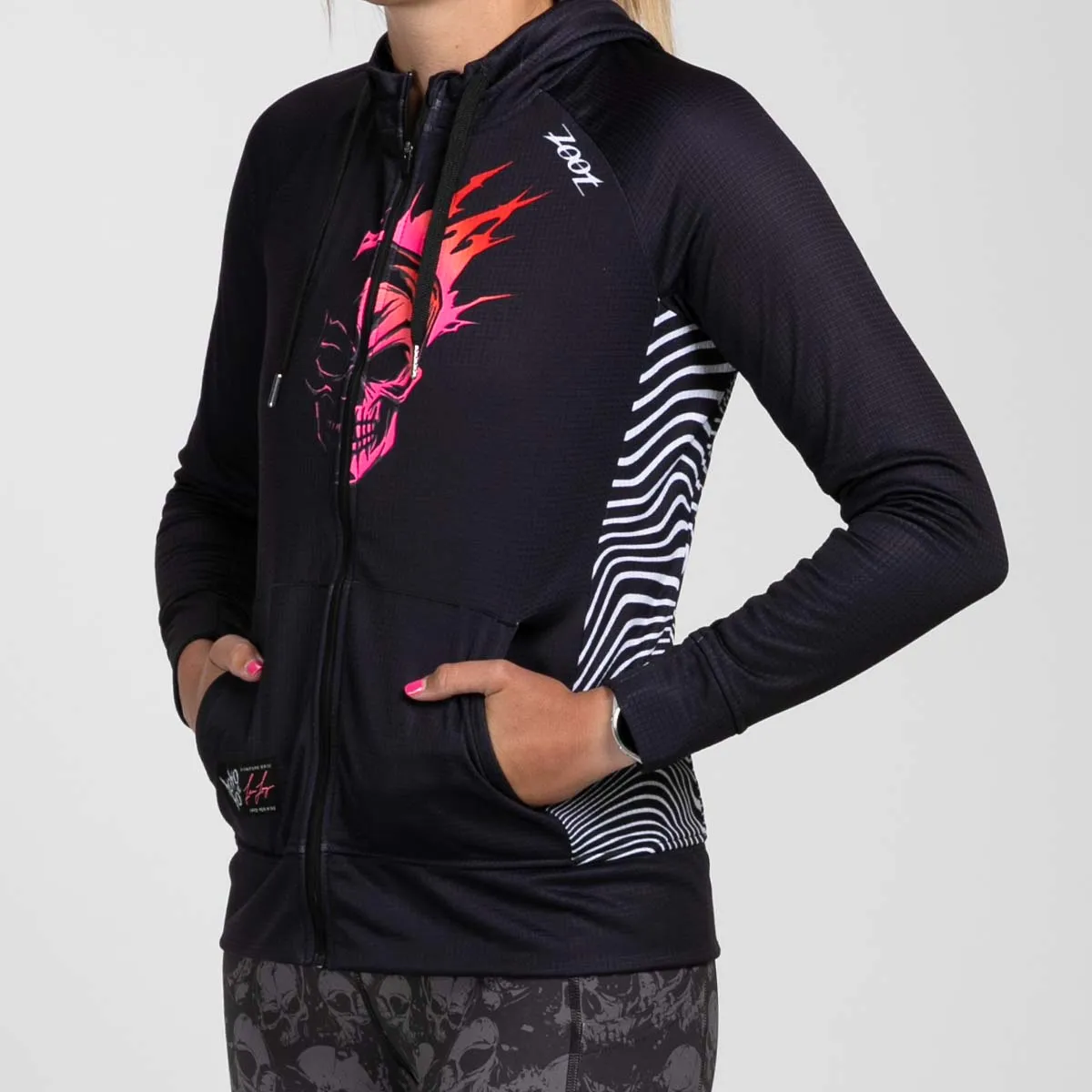 Womens LTD Run Thermo Hoodie - Darkside